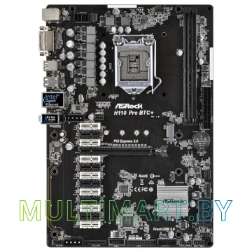 Материнская плата ASRock 110 PRO BTC+